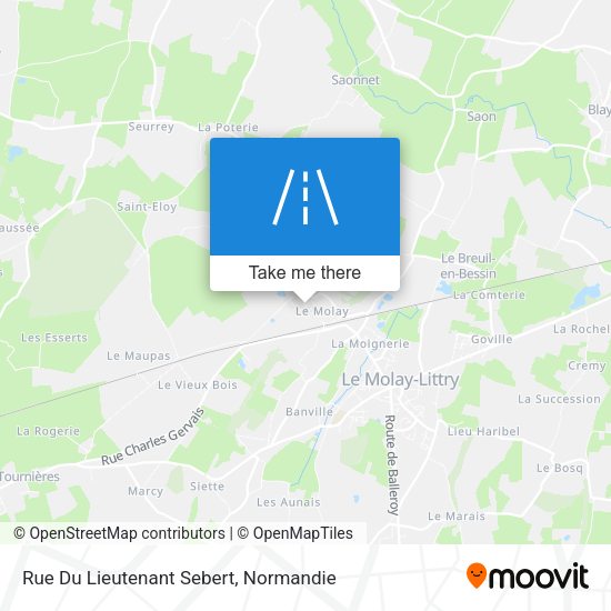 Rue Du Lieutenant Sebert map