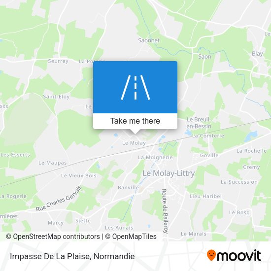 Impasse De La Plaise map