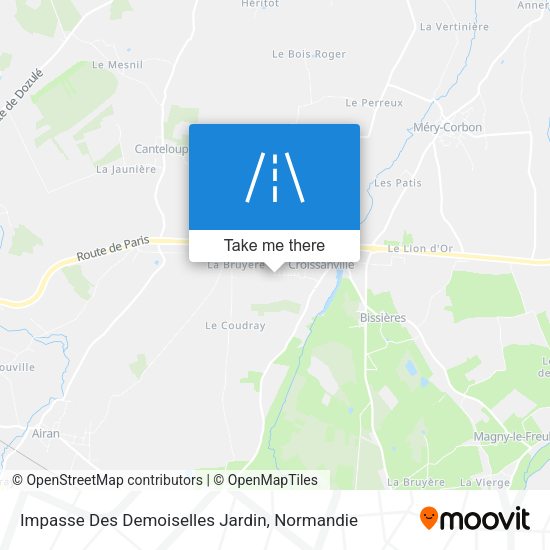 Impasse Des Demoiselles Jardin map