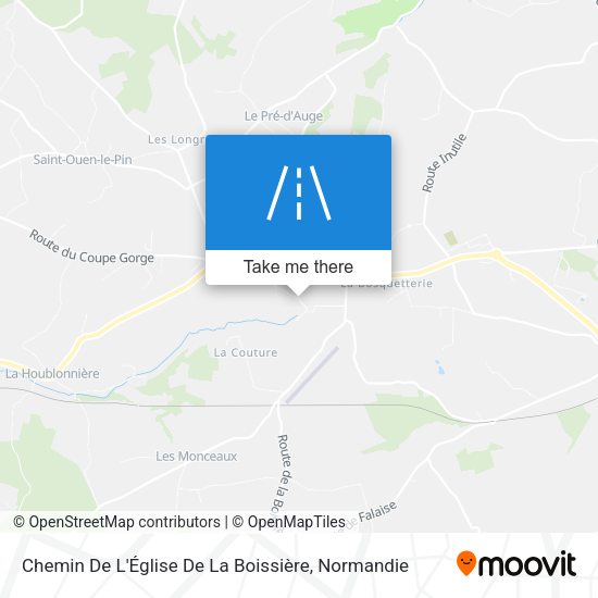 Chemin De L'Église De La Boissière map
