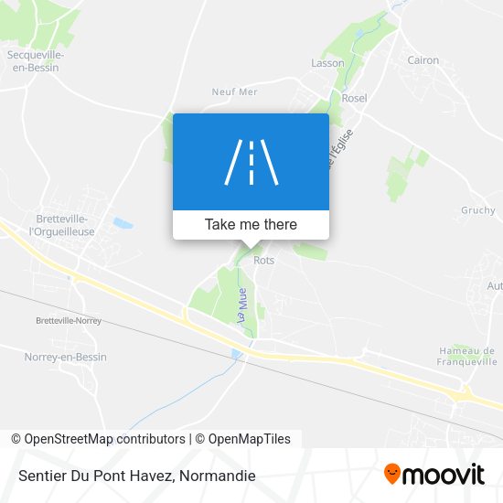 Sentier Du Pont Havez map