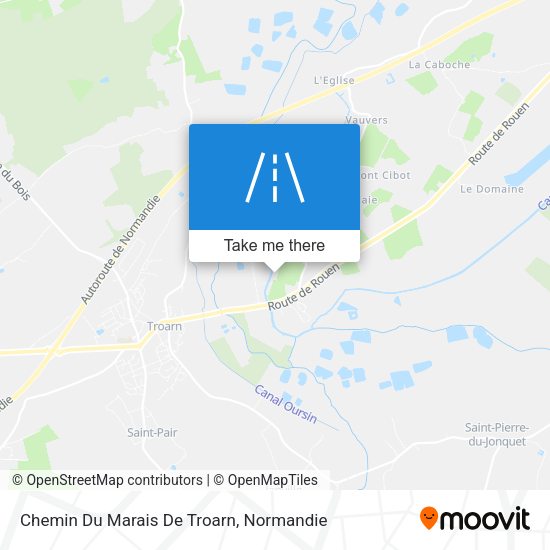 Chemin Du Marais De Troarn map