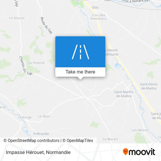 Impasse Hérouet map