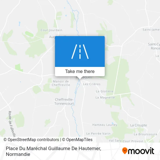 Place Du Maréchal Guillaume De Hautemer map