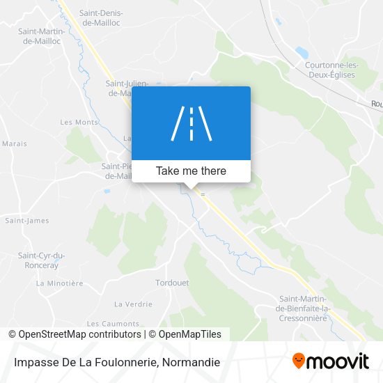 Impasse De La Foulonnerie map