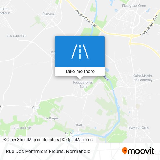 Rue Des Pommiers Fleuris map