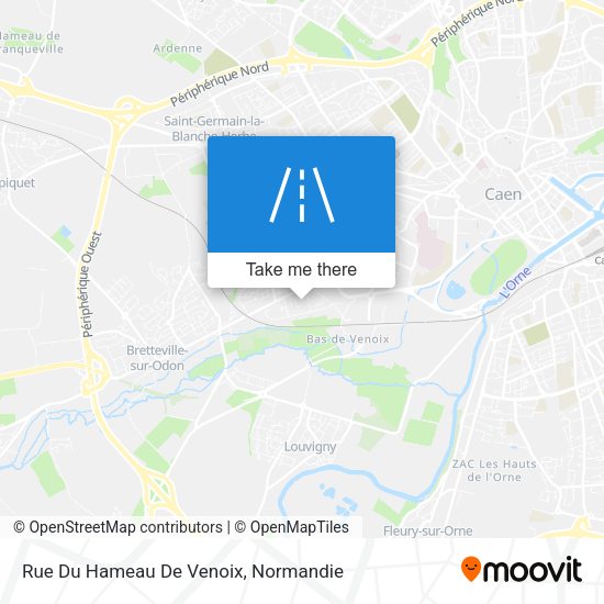 Rue Du Hameau De Venoix map
