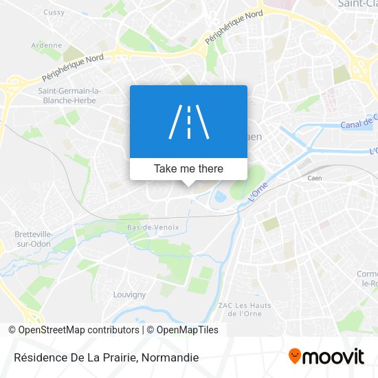 Résidence De La Prairie map