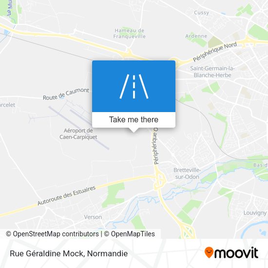Rue Géraldine Mock map