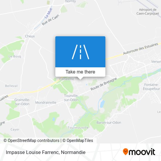 Impasse Louise Farrenc map