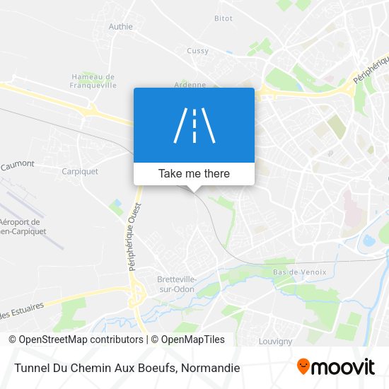 Tunnel Du Chemin Aux Boeufs map