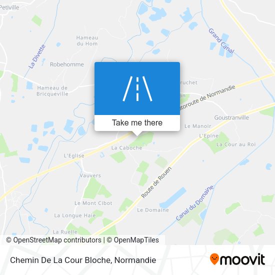 Chemin De La Cour Bloche map