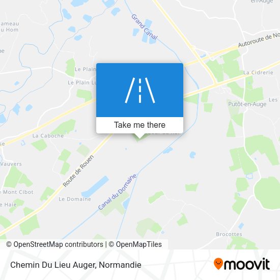 Chemin Du Lieu Auger map
