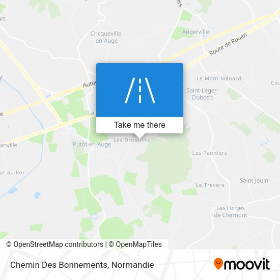 Chemin Des Bonnements map