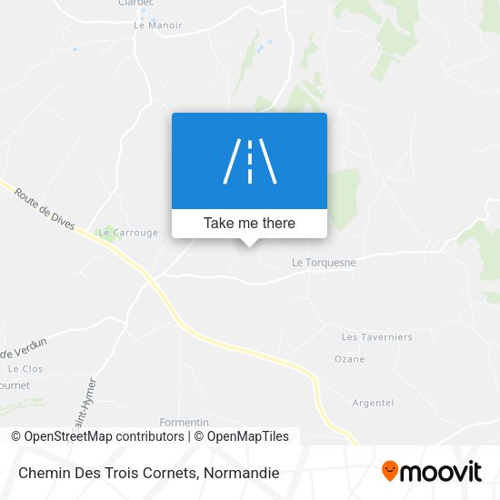 Chemin Des Trois Cornets map
