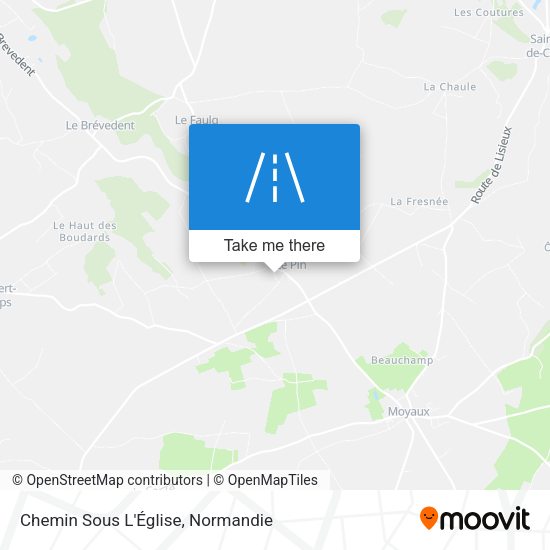 Chemin Sous L'Église map