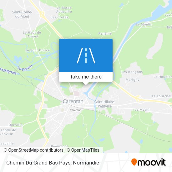 Chemin Du Grand Bas Pays map