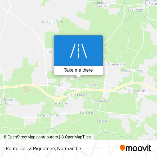 Route De La Piquoterie map