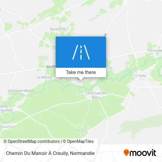 Chemin Du Manoir À Creully map