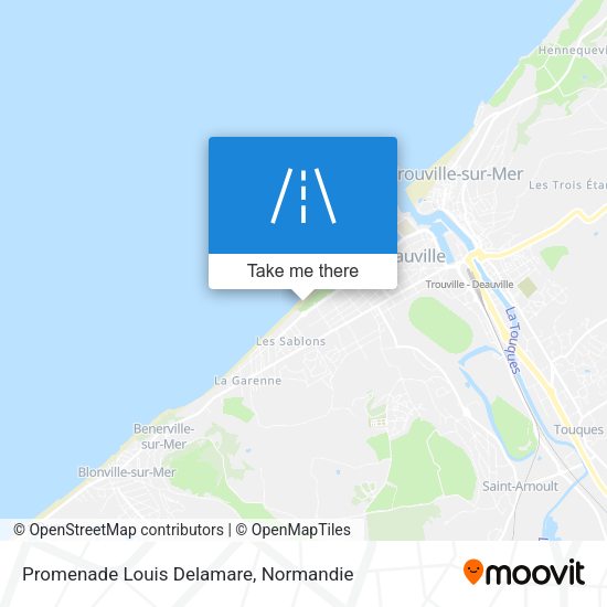 Promenade Louis Delamare map