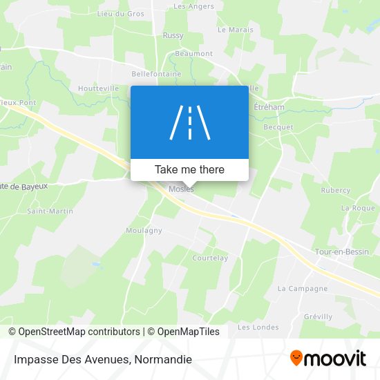 Impasse Des Avenues map