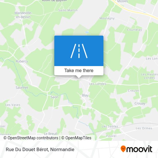 Rue Du Douet Bérot map