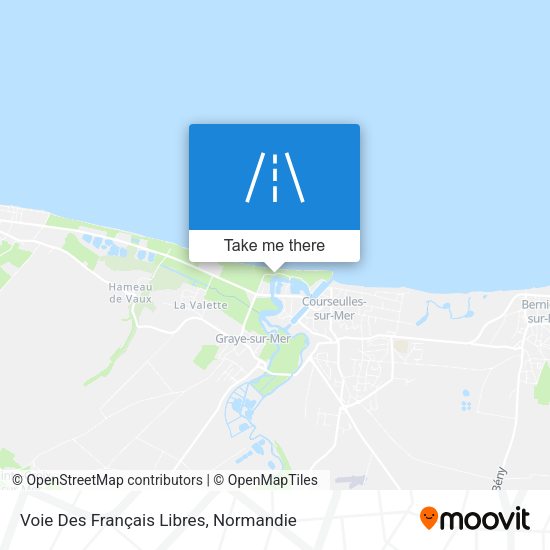 Voie Des Français Libres map