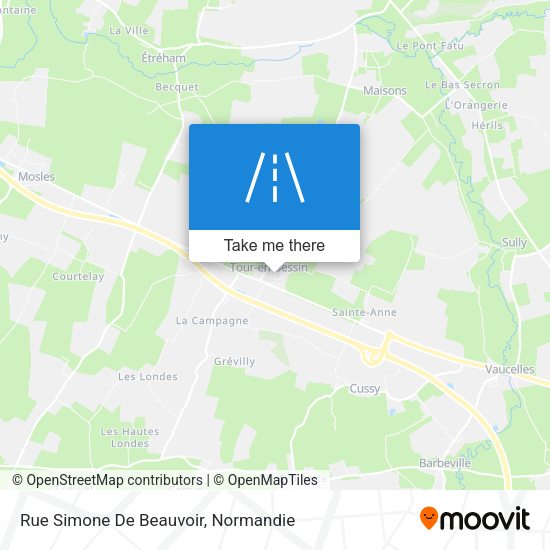 Rue Simone De Beauvoir map
