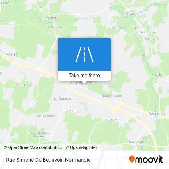 Rue Simone De Beauvoir map