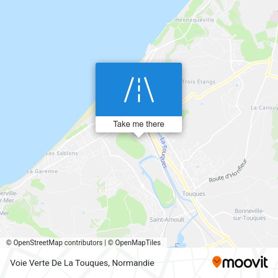 Voie Verte De La Touques map