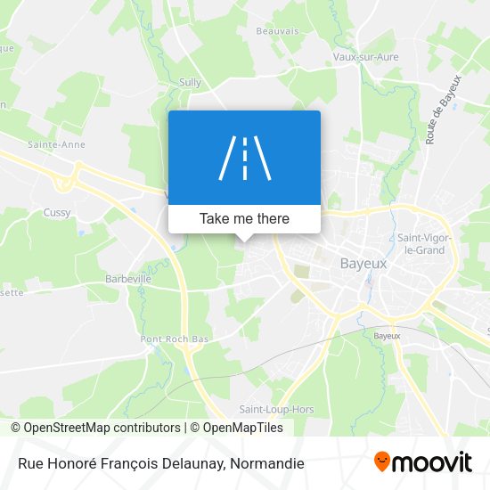 Rue Honoré François Delaunay map