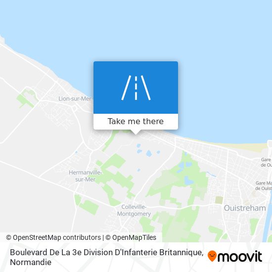Mapa Boulevard De La 3e Division D'Infanterie Britannique