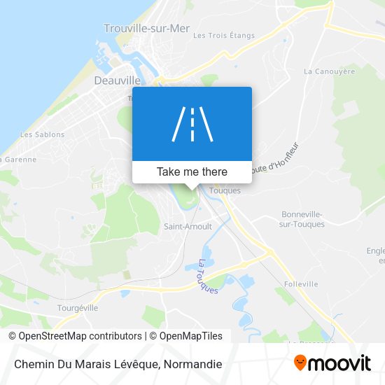 Chemin Du Marais Lévêque map