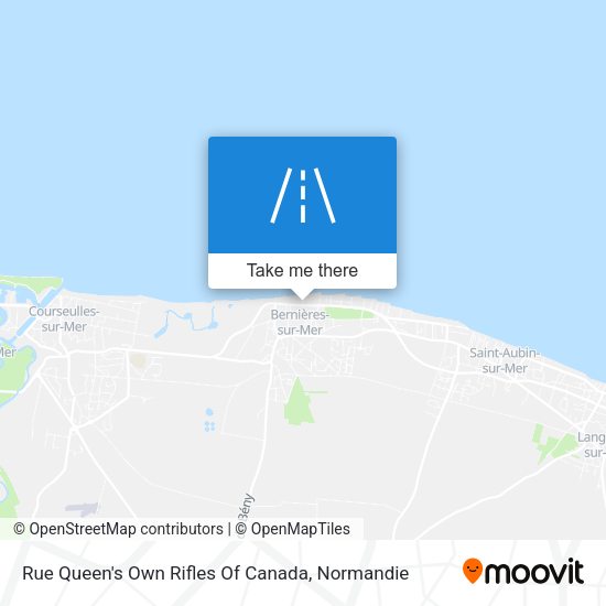 Rue Queen's Own Rifles Of Canada map