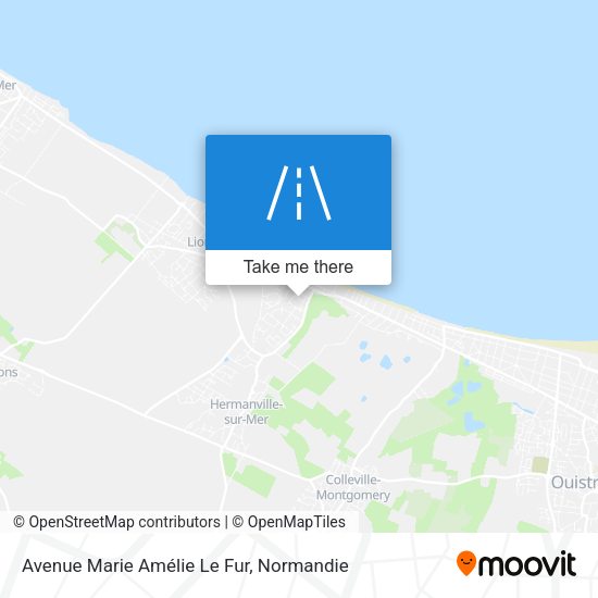 Avenue Marie Amélie Le Fur map