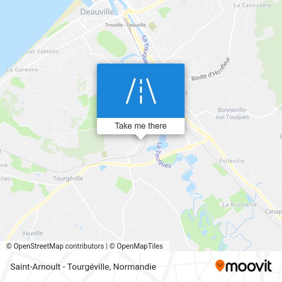 Saint-Arnoult - Tourgéville map