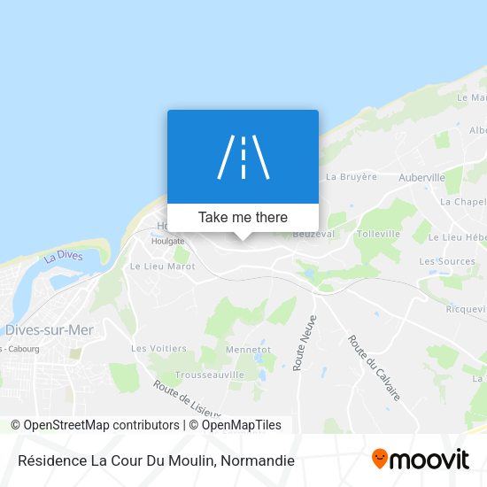 Résidence La Cour Du Moulin map