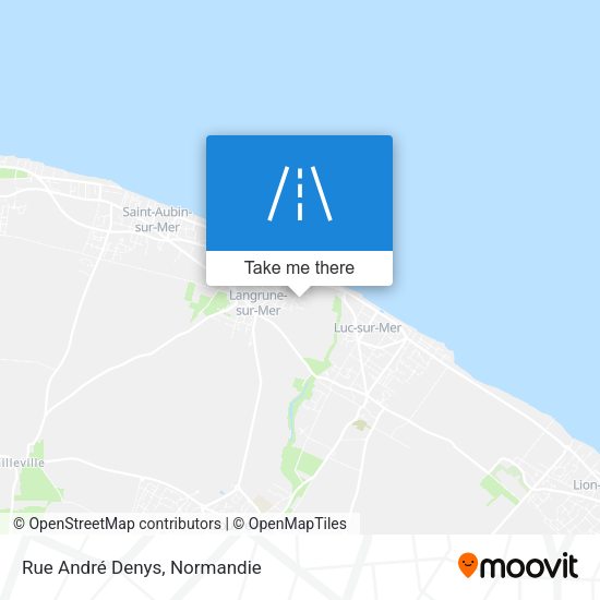 Rue André Denys map