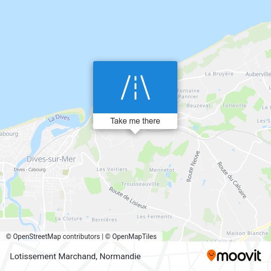 Lotissement Marchand map