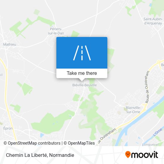 Chemin La Liberté map
