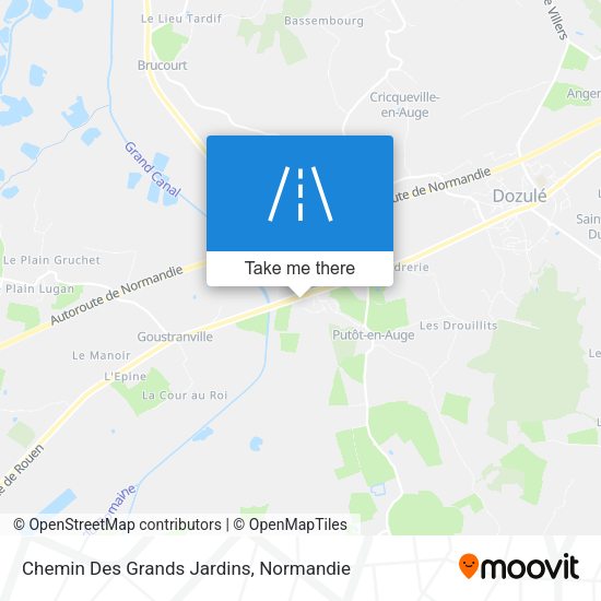 Chemin Des Grands Jardins map