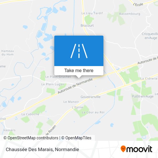 Chaussée Des Marais map
