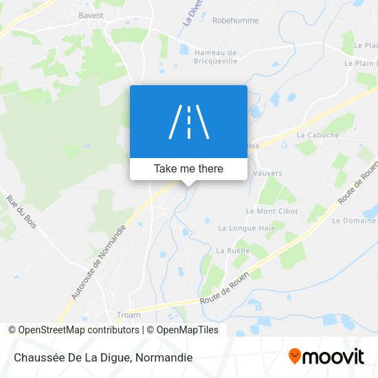 Chaussée De La Digue map