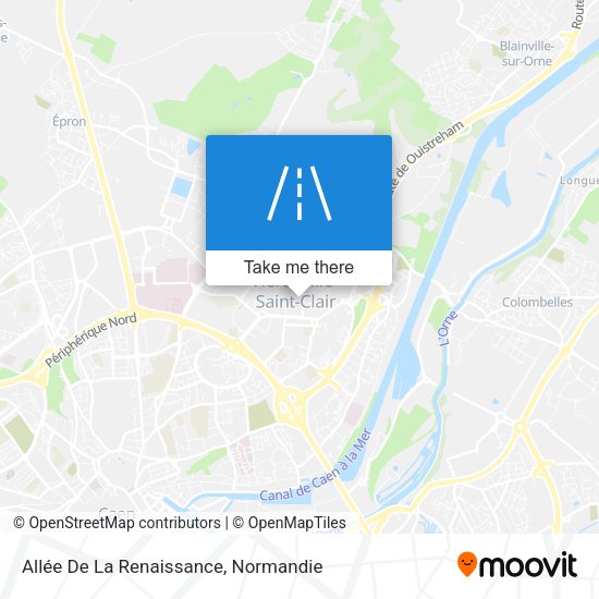 Allée De La Renaissance map
