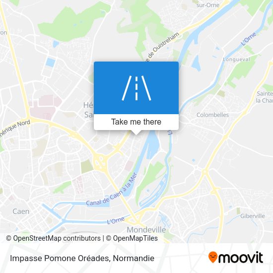Impasse Pomone Oréades map