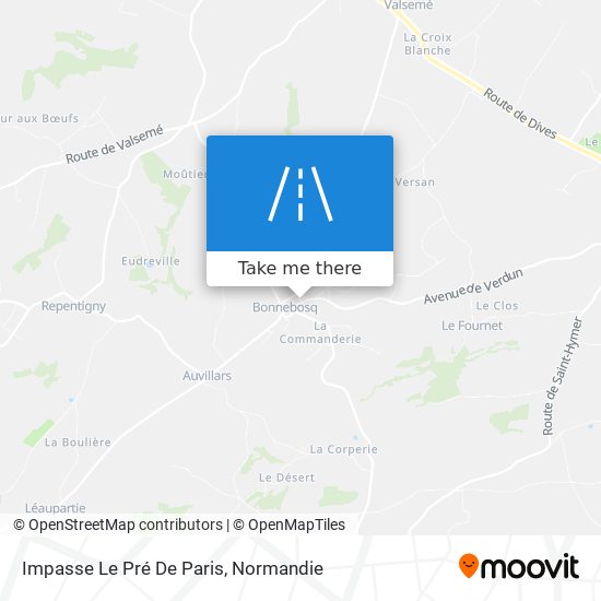 Impasse Le Pré De Paris map