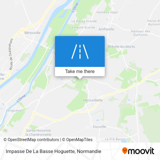 Impasse De La Basse Hoguette map