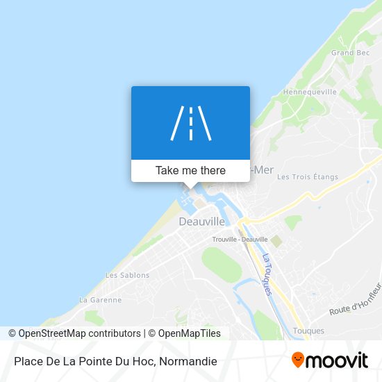 Place De La Pointe Du Hoc map