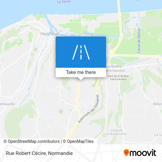 Rue Robert Cécire map