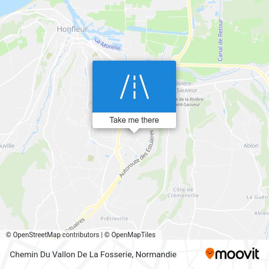 Chemin Du Vallon De La Fosserie map